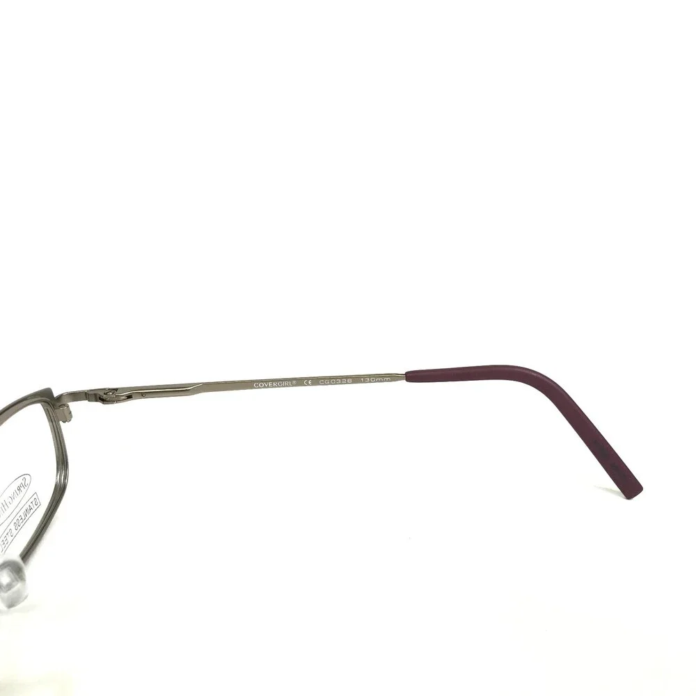 Covergirl Eyeglasses Frames CG0328 986 Gray Pink Rectangular Full Rim 46-18-130